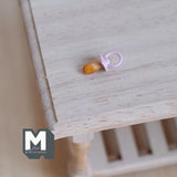 Miniature Pacifier 1:12 Scale Baby Dummy Soother 9/16 inch long (pink) - G056