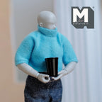 1:12 Scale Miniature Metal Thermal Cup, Large, 5/8 inch tall, DIY Dollhouse Supply (black)