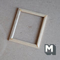 1:12 Scale Miniature Wood Photo Frame with Glazing and Backing, Ready to Paint, 3-1/16 inch wide, DIY Dollhouse Supply