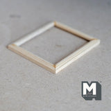 Miniature Photo Frame 1:12 Scale Picture Frame Dollhouse Supplies Decoration 3-1/16 inch wide (wood) - I042
