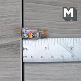 Miniature Jar of Dolly Mix 1:12 Scale Dollhouse Supplies Candy Bits Glass Jar with Cork Lid 13/16 inch tall (glass) - E010