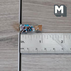 1:12 Scale Miniature Licorice Candy Jar with Cork Lid, 13/16 inch tall, DIY Dollhouse Supply (glass)