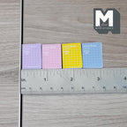 1:12 Scale Miniature Notebooks, Pastel Covers, Set of 4, 1 inch tall, DIY Dollhouse Supply (blank pages)