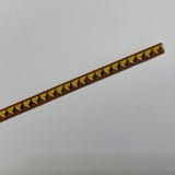 Dollhouse Marquetry Strip 1:12 Scale Chevron Pattern Inlay Trim Veneer Strip 15 inch long (wood) -