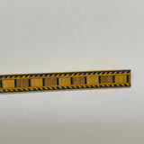 Dollhouse Marquetry Strip 1:12 Scale Framed Checkerboard Inlay Trim Veneer Strip 15-1/2 inch long (wood) -
