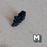 Miniature Locomotive , Miniature Train , Engine Train Metal 13/16 inch long (black) - G056