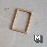 Miniature Portrait Frame 1:12 Scale Dollhouse Supplies Ornate Painting Frame 2-1/4 inch long - A095