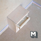 1:12 Scale Miniature Unpainted Wood Chest with 4 Drawers, 3 inch tall, DIY Dollhouse Supply