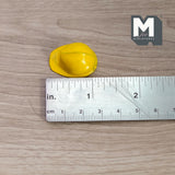 Miniature Safety Helmets Hard Hat 1:12 Scale Helmet Worksite Scenery Dioramas (yellow) (metal) - C033