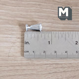Miniature Sundae Dish 1:12 Scale Dollhouse Supplies Ice Cream Dessert Sundae Cup 9/16 inch tall (metal) - H020
