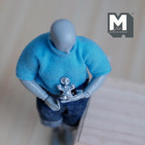 Miniature Old Camera with Flash Light 1:12 Scale Dollhouse Supplies Metal Camera 9/16 inch tall - E101