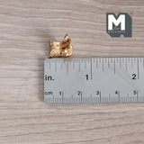 Miniature Plate Holder 1:12 Scale Dollhouse Supplies Plate Stand Picture Stand Book Holder 9/16 inch tall (gold) - C026