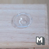 Miniature Glass Fruit Plate 1:12 Scale Dollhouse Supplies Food Serving Plate 13/16 inch dia. - A020