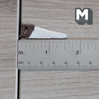 Scie à main miniature à l’échelle 1:12, longueur de 1-9/16 pouce, accessoire pour maison de poupée à faire soi-même (métal)