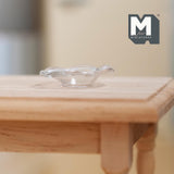 Miniature Glass Fruit Plate 1:12 Scale Dollhouse Supplies Food Serving Plate 13/16 inch dia. - A020