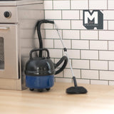 Miniature Vacuum Cleaner 1:12 Scale Dollhouse Supplies Appliance Metal Vac (blue) - D074