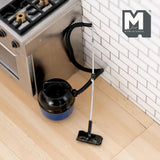 Miniature Vacuum Cleaner 1:12 Scale Dollhouse Supplies Appliance Metal Vac (blue) - D074