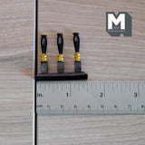 Miniature Beer Pump Handles 1:12 Scale Metal Beer Tap Columns , Draft Tower , Tap Stand , Faucet Tower 1-9/16 inch wide (black) - F063