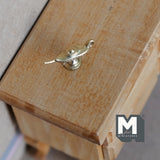 Miniature Magic Lamp 1:12 Scale Dollhouse Supplies Decoration 13/16 inch long (metal) (gold) - G096