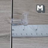 Miniature Tumblers Set of 2 , 1:12 Scale Drinking Glass 13/16 inch tall  - E093