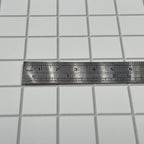 Feuille de carrelage miniature carrée gaufrée blanche, 40,5 x 29,5 cm, fourniture pour maison de poupée DIY (joint gris)