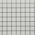 Miniature White Embossed Square Tile Sheet, 15-15/16 x 11-5/8 inch, DIY Dollhouse Supply (black grout)