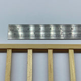 Dollhouse Supplies Wood Railing 17-1/2 inch long 1:12 Scale Simple Handrail Hand Rail - J030