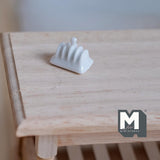 Miniature Ceramic Toast Rack 1:12 Scale Dollhouse Supplies Toast Rack 5/8 inch long - C102