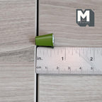 1:12 Scale Miniature Metal Thermal Cup, Large, 5/8 inch tall, DIY Dollhouse Supply (olive green)