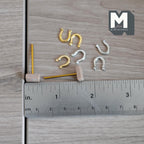 Miniature Horseshoe Game, Miniature Horse Shoe , Dollhouse Miniature Horseshoe Pitching Game , Miniature Quoits , 1:12 Scale Game - C061