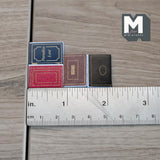 Miniature Books Set of 4 , 1:12 Scale Mini Notebooks (blank pages) - C039