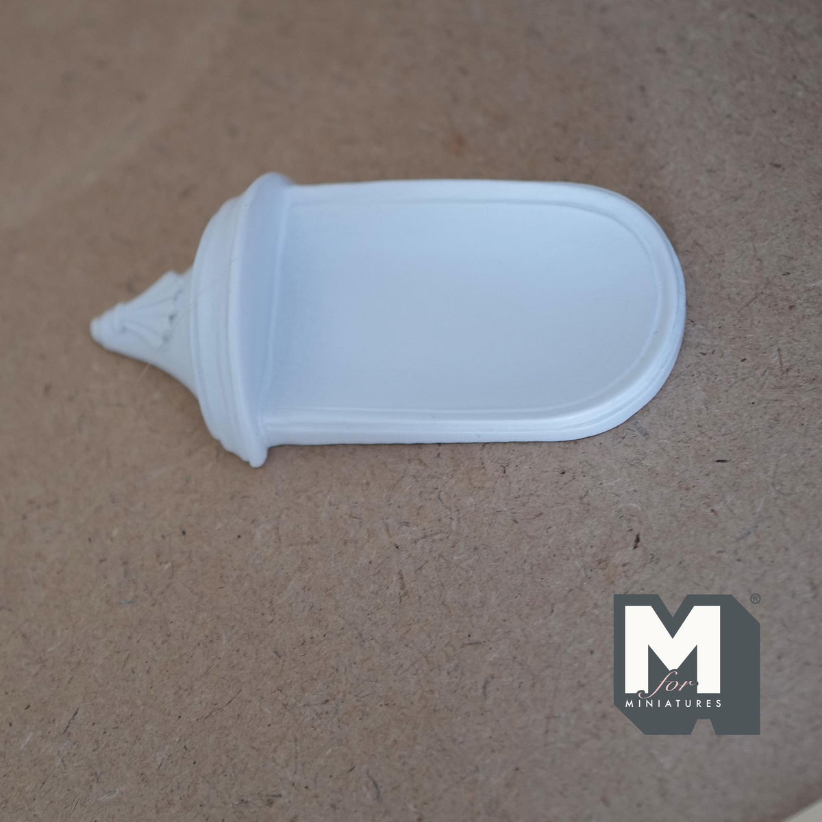 1:12 Scale Miniature Arched Wall Niche Shelf with Corbel, 3-9/16 inch tall, DIY Dollhouse Supply (cast resin) (white)