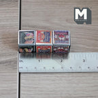 1:12 Scale Miniature Biscuit Tins, Set of 3, 13/16 inch tall, DIY Dollhouse Supply (metal)