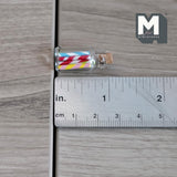 Miniature Jar of Candy Canes 1:12 Scale Dollhouse Supplies Glass Jar with Cork Lid 13/16 inch tall (glass) - E010