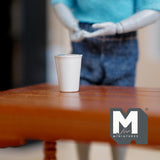 Miniature Thermal Cup 1:12 Scale Dollhouse Supplies Kitchenware Large Size Cup 5/8 inch tall (metal) (light gray) - A023