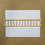 Dollhouse Supplies Balustrade Porch Handrail Miniature House Patio Handrail Panel 11-5/8 Inch Long - J030