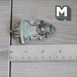 Miniature Lion Head Wall Fountain 1:12 Scale Fairy Garden Water Fountain Dollhouse Supplies Fountain 2-13/16 inch tall (cast resin) - D087