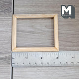 Miniature Photo Frame 1:12 Scale Picture Frame Dollhouse Supplies Decoration 3-1/16 inch wide (wood) - I042
