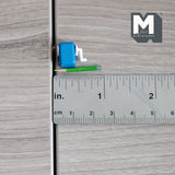 Miniature Crank Pencil Sharpener with Pencil 1:12 Scale Dollhouse Supplies School Accessory 1/2 inch tall (blue) (non working) - G057
