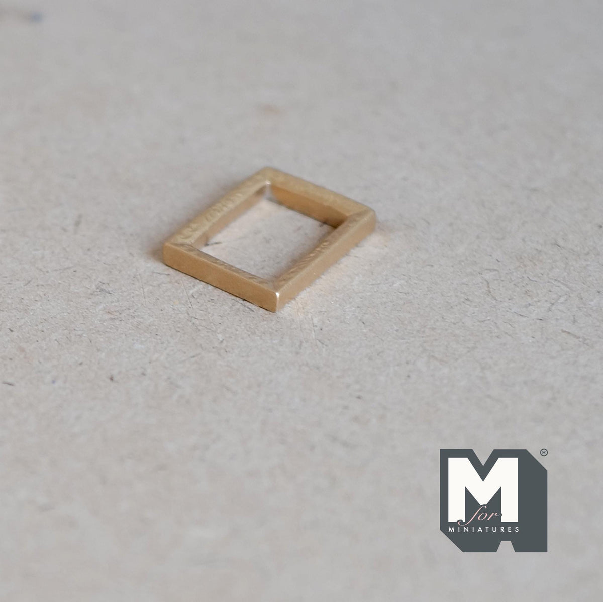 1:12 Scale Miniature Small Portrait Frame, 1 inch tall, DIY Dollhouse Supply (gold)
