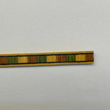 Dollhouse Marquetry Strip 1:12 Scale Checkerboard Inlay Trim Veneer Strip 14-1/2 inch long (wood) -