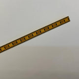 Dollhouse Marquetry Strip 1:12 Scale Framed Checkerboard Inlay Trim Veneer Strip 15-1/2 inch long (wood) -