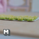 Dollhouse Supplies Miniature Assorted Realistic Flower Clusters 1/4" dia. Set of 32 (green) - K017