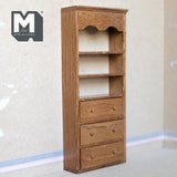 Dollhouse Supplies Oak Shelves 1:12 Scale Miniature Tall Shelves 7-1/2 inch tall (oak) - I013