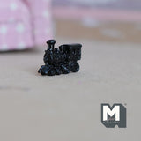 Miniature Locomotive , Miniature Train , Engine Train Metal 13/16 inch long (black) - G056