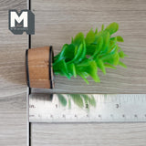 Miniature Potted Plant 1:12 Scale Barrel Pot Dollhouse Greenery Decor 3-1/8 inch tall  - H039