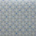 1:24 scale miniature small Delft tile wallpaper sheet in blue, white tiles with assorted blue motifs
