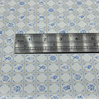 1:24 Scale Miniature Small Delft Tile Wallpaper, 11-3/4 x 8-1/4 inch, DIY Dollhouse Supply (blue)