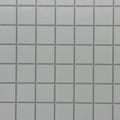 Miniature White Embossed Square Tile Sheet, 15-15/16 x 11-5/8 inch, DIY Dollhouse Supply (gray grout)