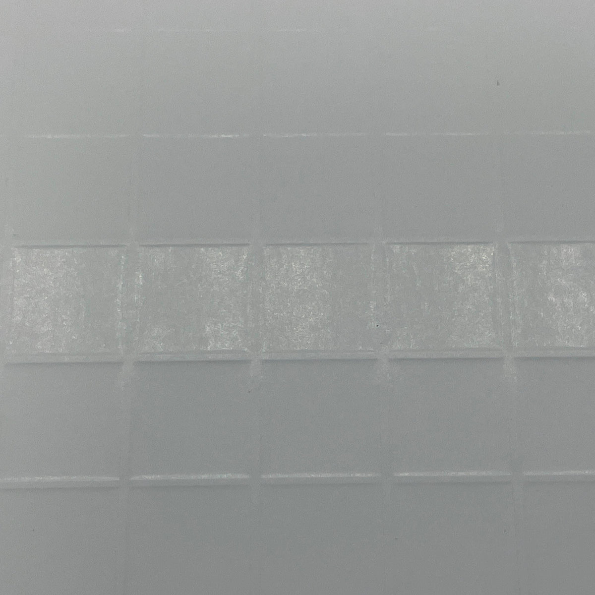Miniature White Embossed Square Tile Sheet, 15-15/16 x 11-5/8 inch, DIY Dollhouse Supply (gray grout)